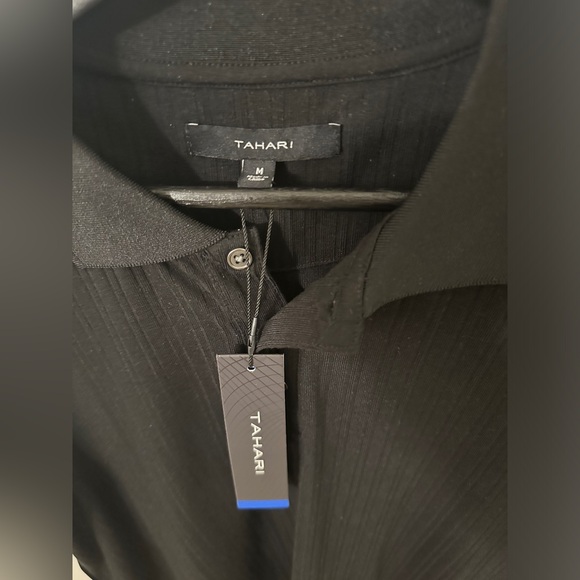 Tahari men’s medium black polo- New with Tags! - Picture 4 of 6